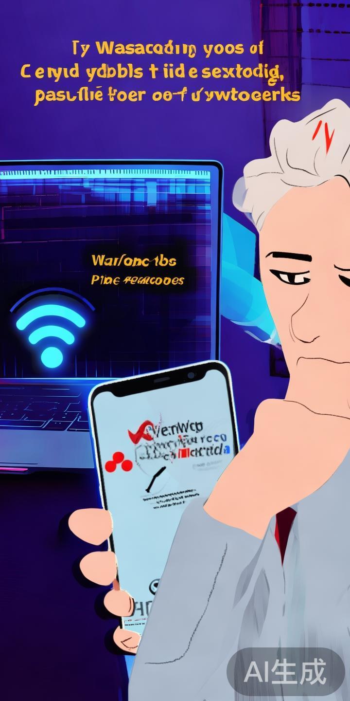 避免使用公共网络：公共Wi-Fi网络潜藏安全风险，